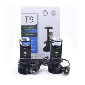 نصب هدلایت لنز دار T9 در خودرو