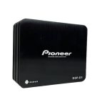 نمای جلویی آمپلی‌فایر پایونیر DSP-D1 با طراحی مینیمال و دیجیتال