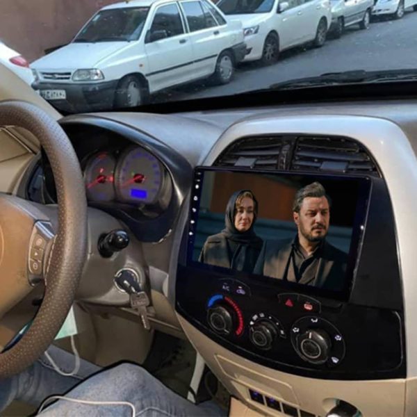 مانیتور اندروید MVM X33 قدیم با قابلیت اتصال به دوربین عقب برای پارک ایمن
