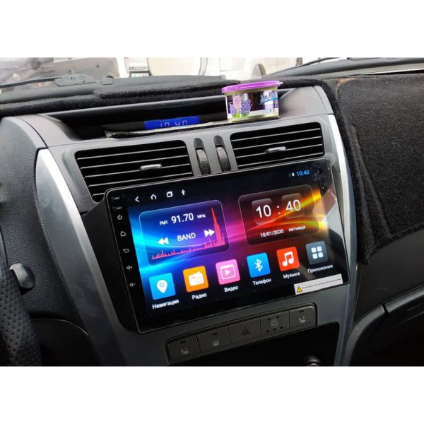 مانیتور اندروید جیلی X7 با اتصال به GPS