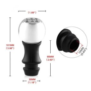 جزئیات دقیق سر دنده 206 RC با جنس چرم و طراحی ارگونومیک