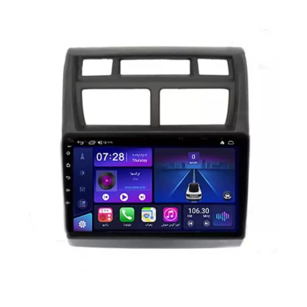 ویژگی‌های مانیتور اندروید کیا اسپورتیج 2008 شامل GPS و اتصال به اینترنت