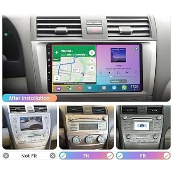 مانیتور اندروید تویوتا کمری 2007-2008 با قابلیت MirrorLink