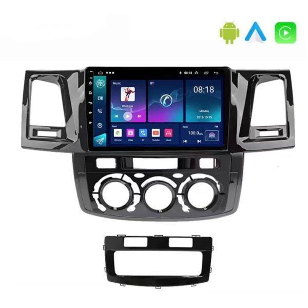 مانیتور اندروید تویوتا هایلوکس 2008-2012 با GPS داخلی