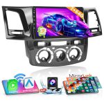 پشتیبانی از Apple CarPlay و Android Auto در مانیتور اندروید تویوتا هایلوکس 2008-2012