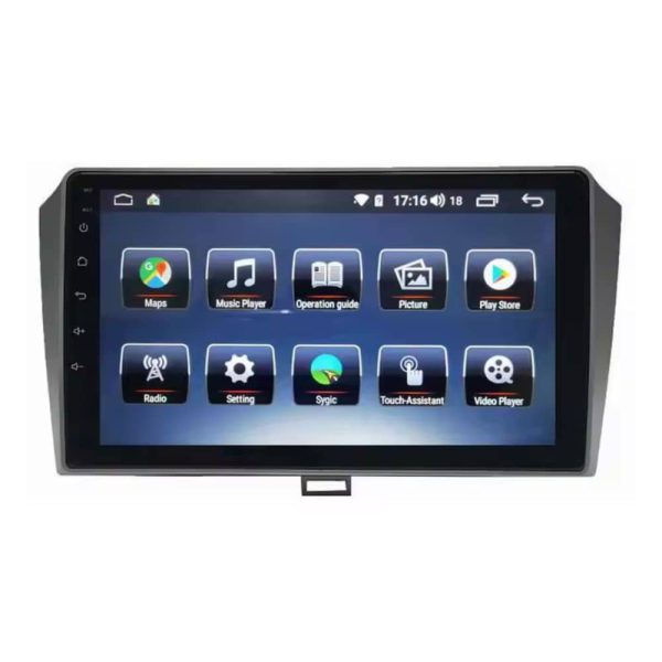 مانیتور اندروید خودرو جک J5 با قابلیت Apple CarPlay و Android Auto
