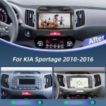 مانیتور اندروید کیا اسپورتیج 2010-2012 با قابلیت Wi-Fi