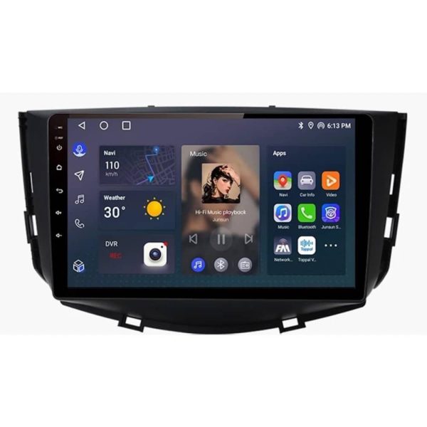 مانیتور اندروید لیفان X60 با قابلیت MirrorLink