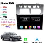 مانیتور اندروید خودرو MVM 530 با پشتیبانی از بلوتوث و CarPlay