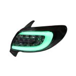 چراغ عقب پژو 207 RGB، تغییر رنگ‌ها در حالت‌های مختلف