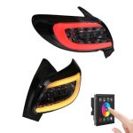 چراغ عقب 207 ریموت دار RGB، نمای نزدیک