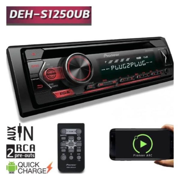 کنترل از راه دور همراه پخش پایونیر S1250UB