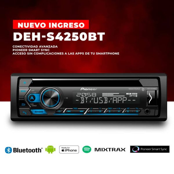 رادیو FM/AM پخش پایونیر S4250BT