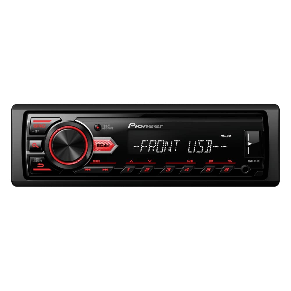پخش انواع فرمتهای صوتی با کیفیت بالا پخش فایلهای MP3 و WMA پخش پایونیر 85UB