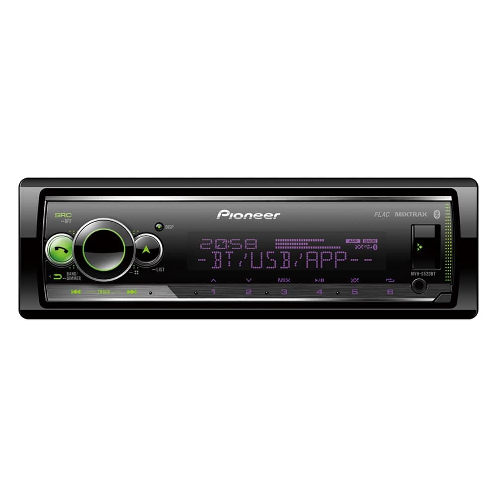 پورت USB و AUX در پخش پایونیر S520BT