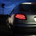 چراغ عقب 206 دودی طرح S500 با نورپردازی LED در شب