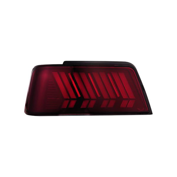 چراغ عقب پژو 405 طرح 408، نمای شب با نورپردازی LED پیشرفته