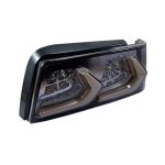 چراغ عقب دودی کوروت 3D پژو 405 در حالت روشن با نورپردازی خاص