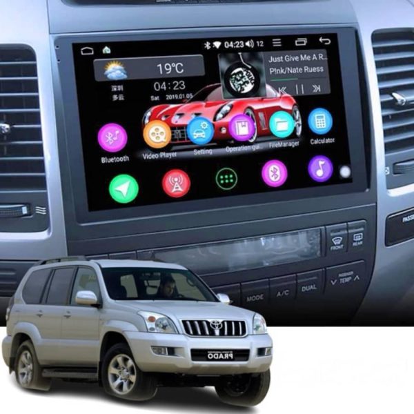 قابلیت‌های اتصال مانیتور اندروید تویوتا پرادو (2006-2008)