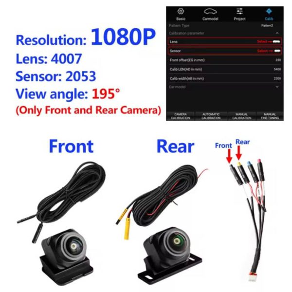 نحوه اتصال دوربین 360 درجه به مانیتور خودرو