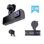 نمایش دوربین Dash Camera 2.5K در حال نصب روی شیشه خودرو