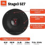 نصب باند خودرو JBL Stage3 527F در داخل خودرو