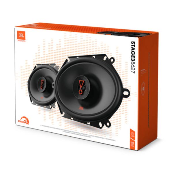 نمای نزدیک از لوگوی JBL روی باند Stage3 8627