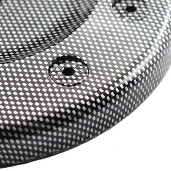 جزئیات طراحی و کیفیت ساخت در باک پژو 206 RC کربن با الگوی فیبر کربن