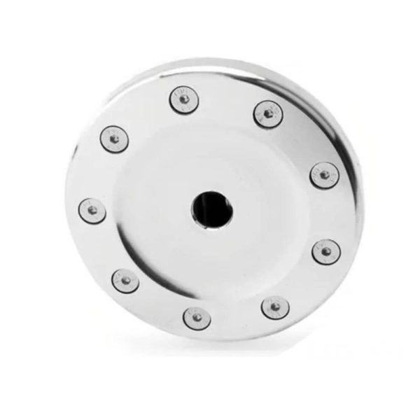در باک پژو 206 RC کروم نصب‌شده روی خودرو با جلوه‌ای زیبا
