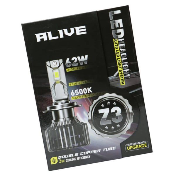 بسته‌بندی هدلایت Alive Z3
