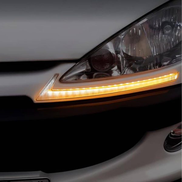 چراغ دیلایت پژو 206 با نوار LED با کیفیت بالا