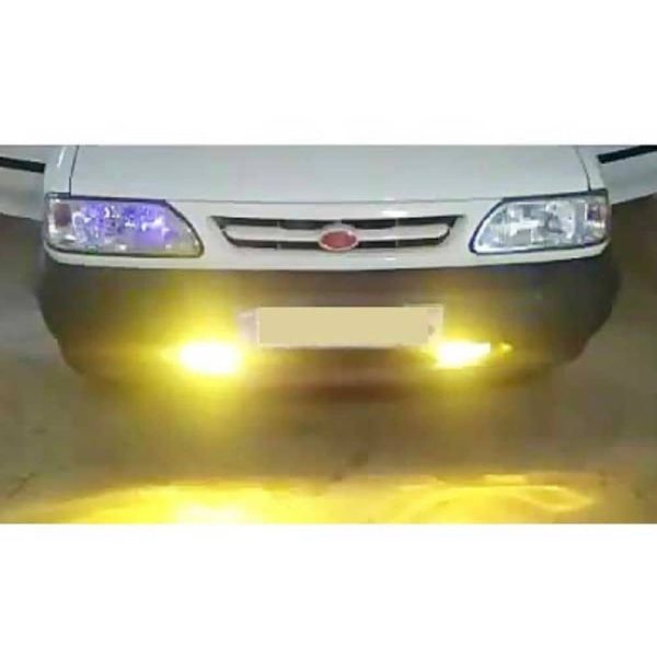 نوردهی قوی چراغ مه شکن زنبوری پراید رنگ زرد