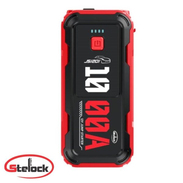 جامپ استارتر استیلاک JS1201 با چراغ قوه LED پرقدرت برای استفاده شبانه