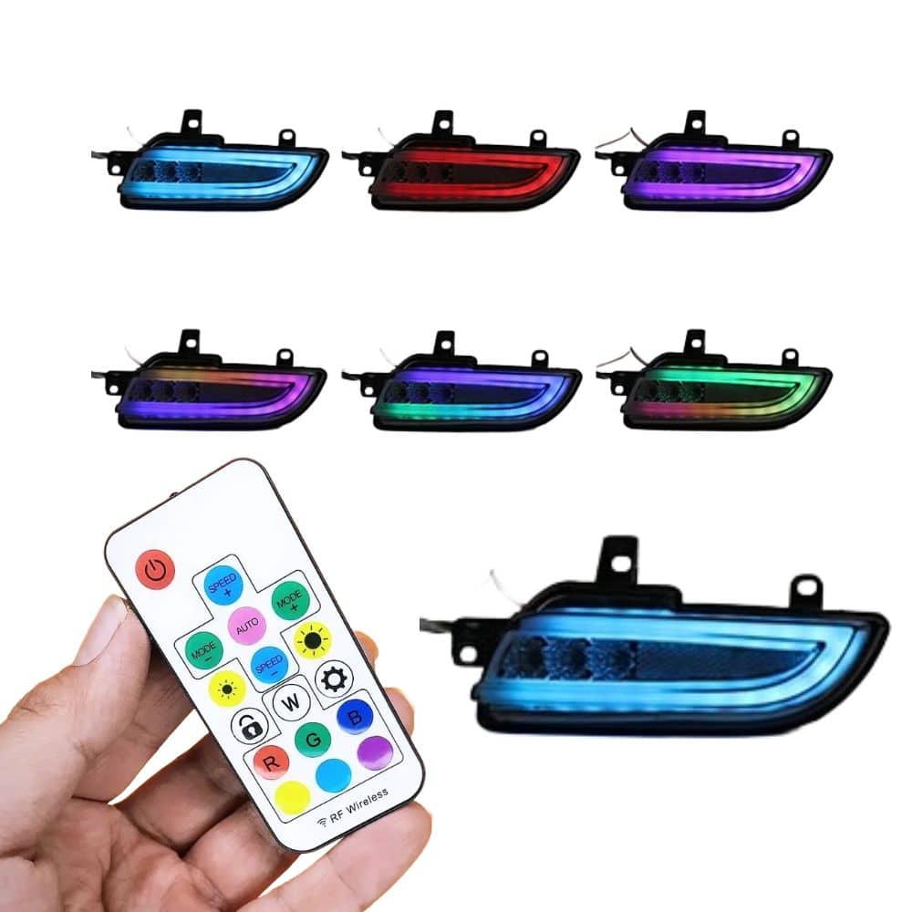 بسته‌بندی چراغ مه شکن LED عقب پژو 207 مولتی کالر