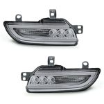 چراغ مه شکن LED عقب پژو 207 دودی در نمای بسته