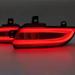 تست روشنایی چراغ مه شکن LED عقب پژو 207 دودی در محیط تاریک