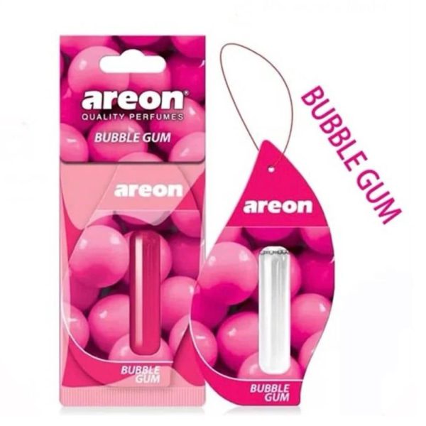 خوشبو کننده مایع Areon BUBBLE GUM بطری شیشه‌ای با رایحه آدامس
