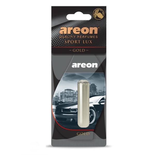 خوشبو کننده مایع Areon GOLD با طراحی لوکس و رایحه طلایی