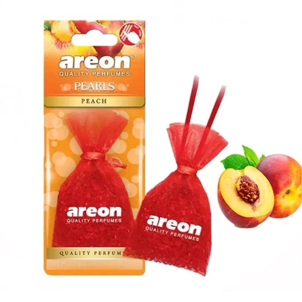 Areon Peach Fresh Aroma خوشبو کننده Areon PEARLS PEACH رایحه هلو تازه
