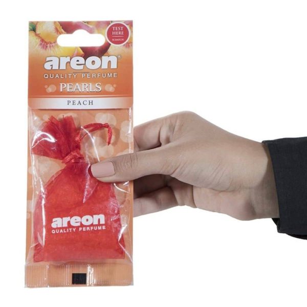 خوشبو کننده Areon PEARLS PEACH مناسب خودرو و منزل
