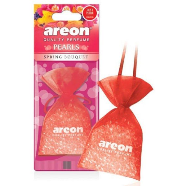 تصویر بسته‌بندی پشت خوشبو کننده Areon PEARLS SPRING BOUQUET