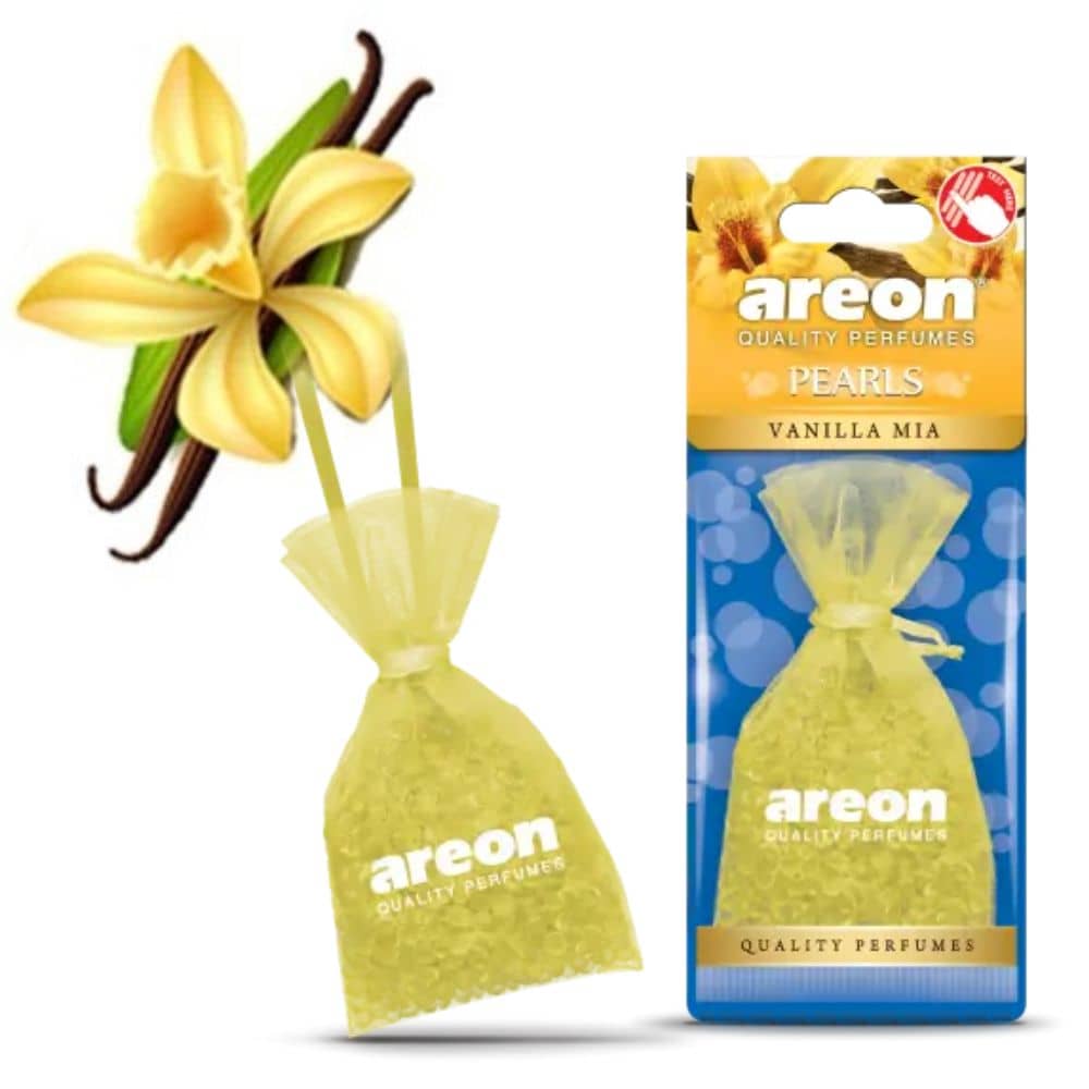 کاربرد خوشبو کننده Areon PEARLS VANILLA MIA در فضاهای مختلف خوشبو کننده Areon PEARLS VANILLA MIA مناسب خودرو و منزل