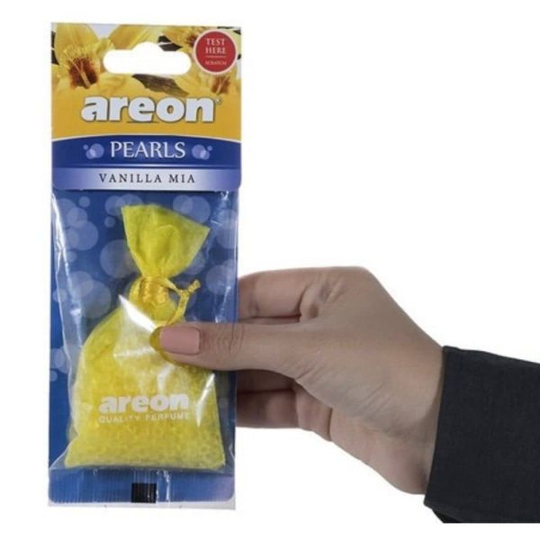 خوشبو کننده Areon PEARLS VANILLA MIA داخل کابین خودرو