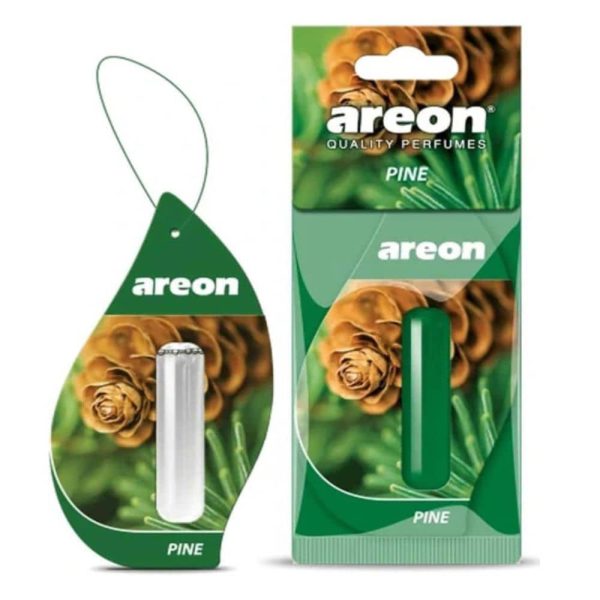 بطری خوشبو کننده مایع Areon PINE با مایع سبز رایحه کاج