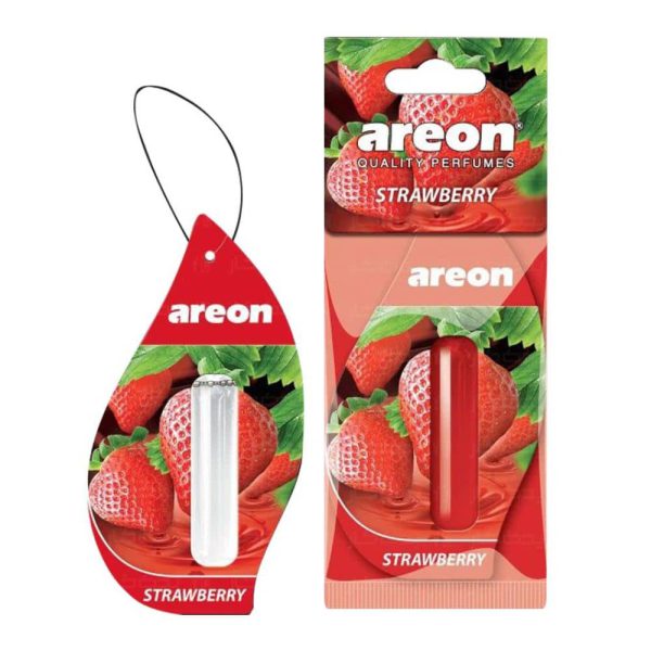 خوشبو کننده مایع Areon STRAWBERRY همراه چوب‌های پخش‌کننده رایحه