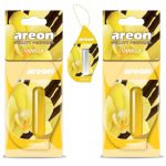 خوشبو کننده مایع Areon VANILLA با رایحه وانیل و طراحی شیشه‌ای