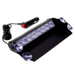 قسمت پشت چراغ پلیسی روی داشبورد LED Flash Light با پایه نصب