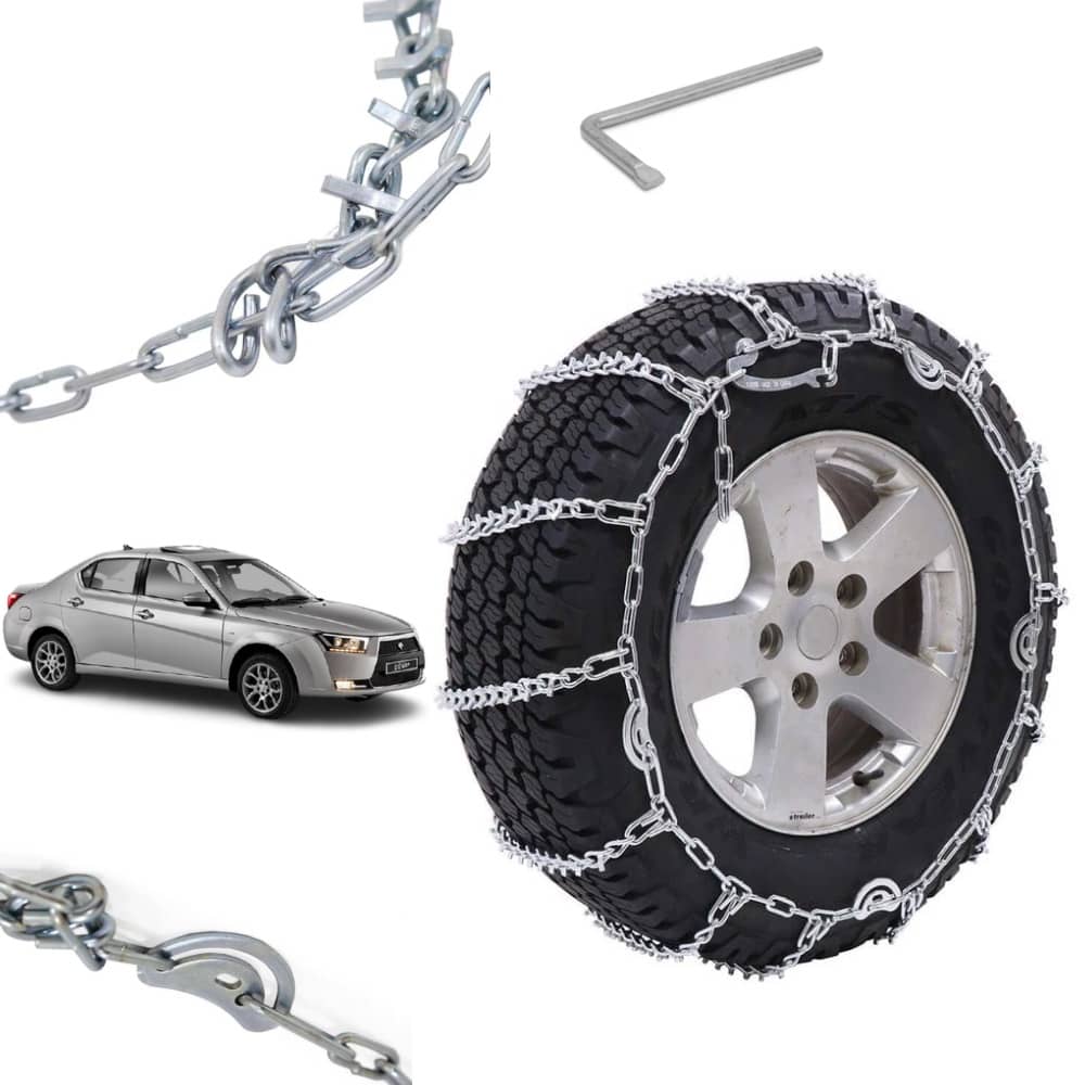 زنجیر چرخ خودرو دنا پلاس، فلزی، پله‌ای، وارداتی اصل