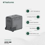 نمایشگر دیجیتال یخچال خودرو گرین لاین مدل GNCF55S