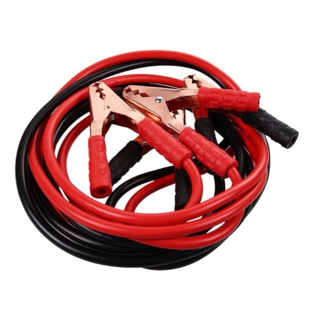 کابل باطری به باطری 2 متری با گیره تقویت شده